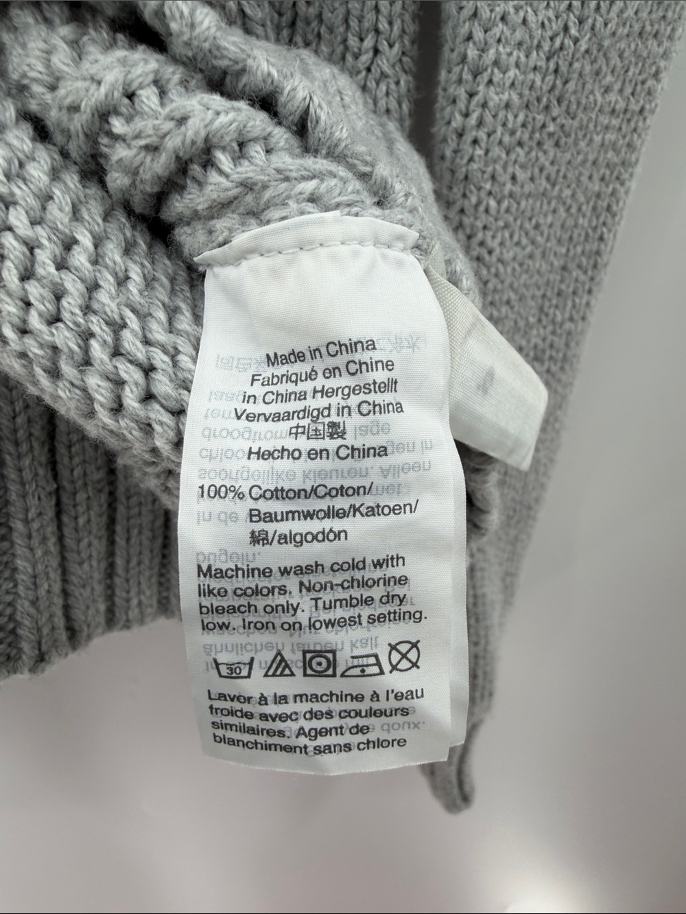 J. Crew Women's 1988 Rollneck™ Sweater in Cotton - Light Gray - Small - Picture 4 of 6